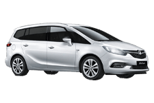 Car Hire Romford - Vauxhall Zafira 5 + 2 - Minibus hire Romford